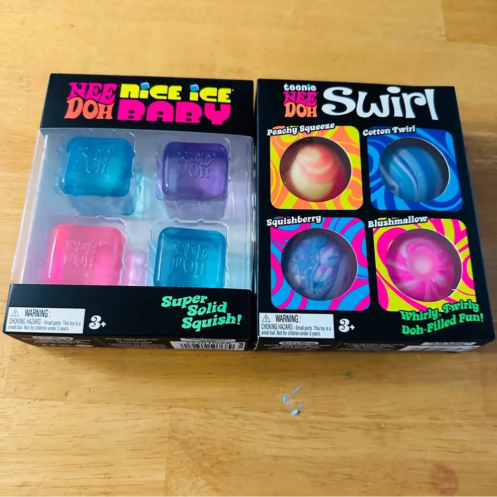 NeeDoh Teenie Swirl Stress Ball &
NeeDoh Nice Ice Baby - Picture 1 of 10